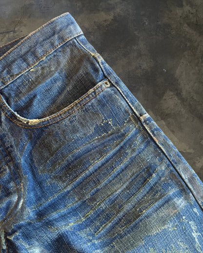 DIOR HOMME AW2006 LUSTER WAXED DENIM