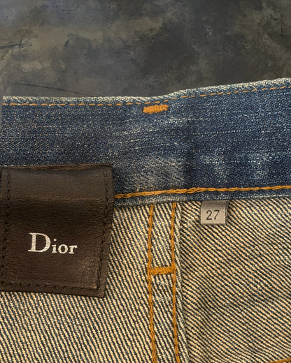 DIOR HOMME AW2006 LUSTER WAXED DENIM