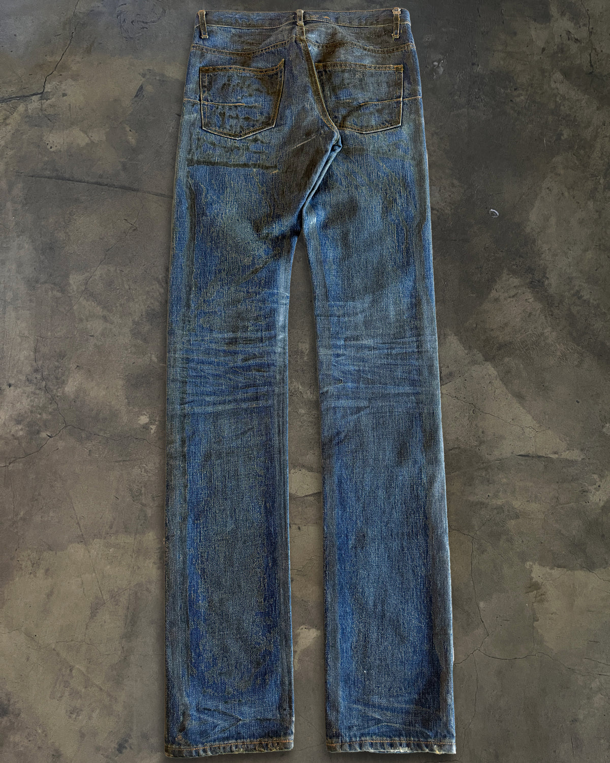 DIOR HOMME AW2006 LUSTER WAXED DENIM