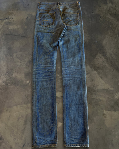DIOR HOMME AW2006 LUSTER WAXED DENIM