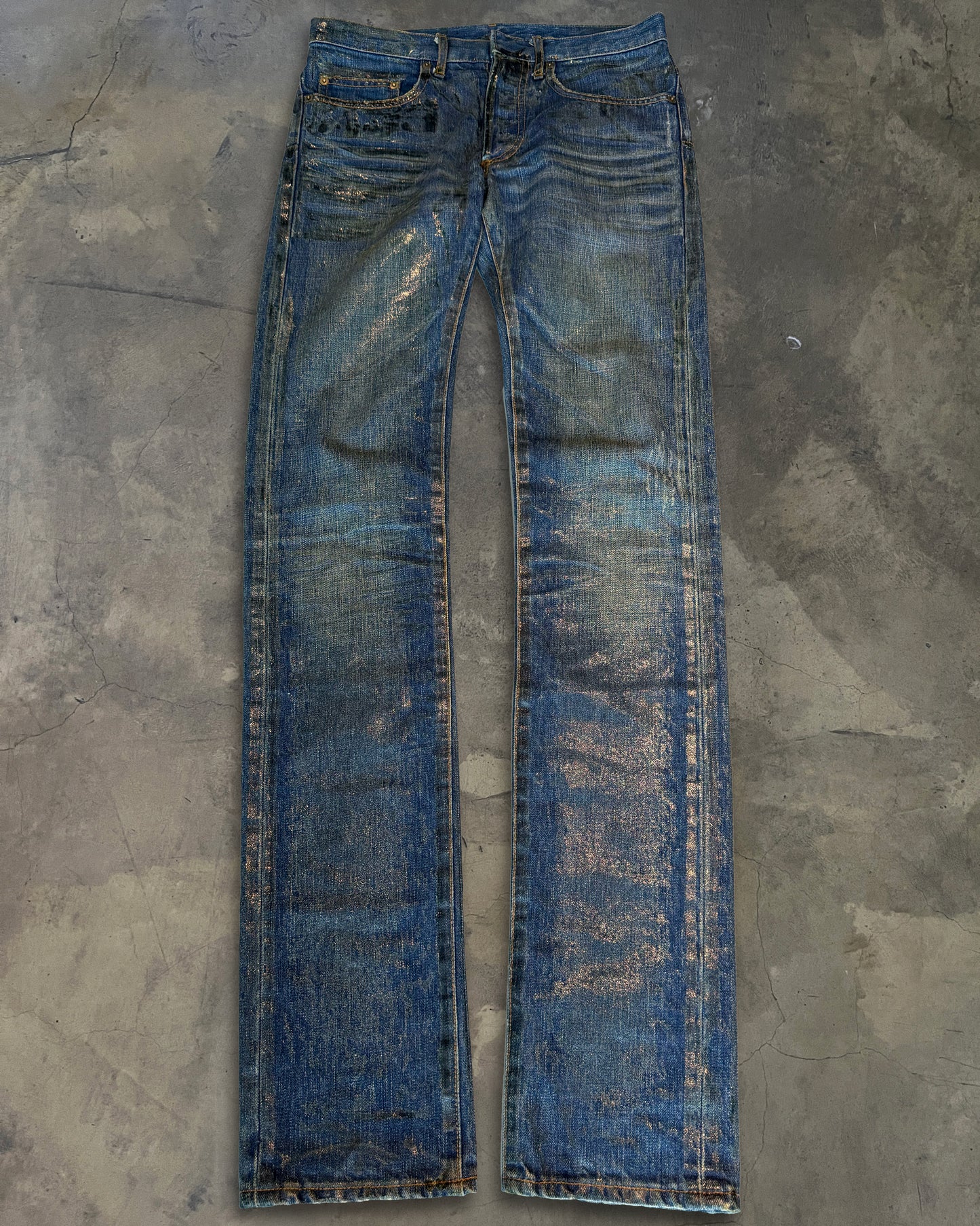 DIOR HOMME AW2006 "THESE GREY DAYS" LUSTER WAXED DENIM