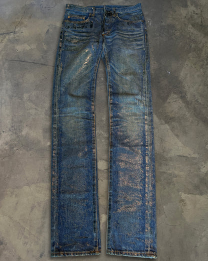 DIOR HOMME AW2006 "THESE GREY DAYS" LUSTER WAXED DENIM