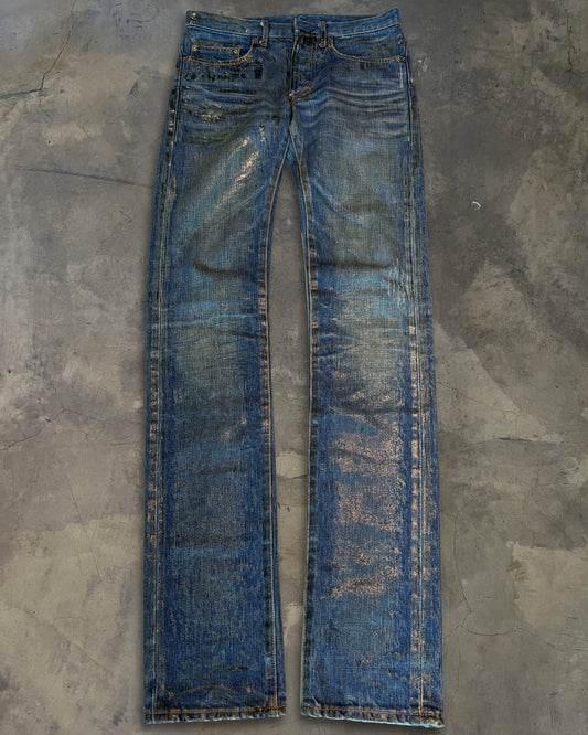 DIOR HOMME AW2006 "THESE GREY DAYS" LUSTER WAXED DENIM