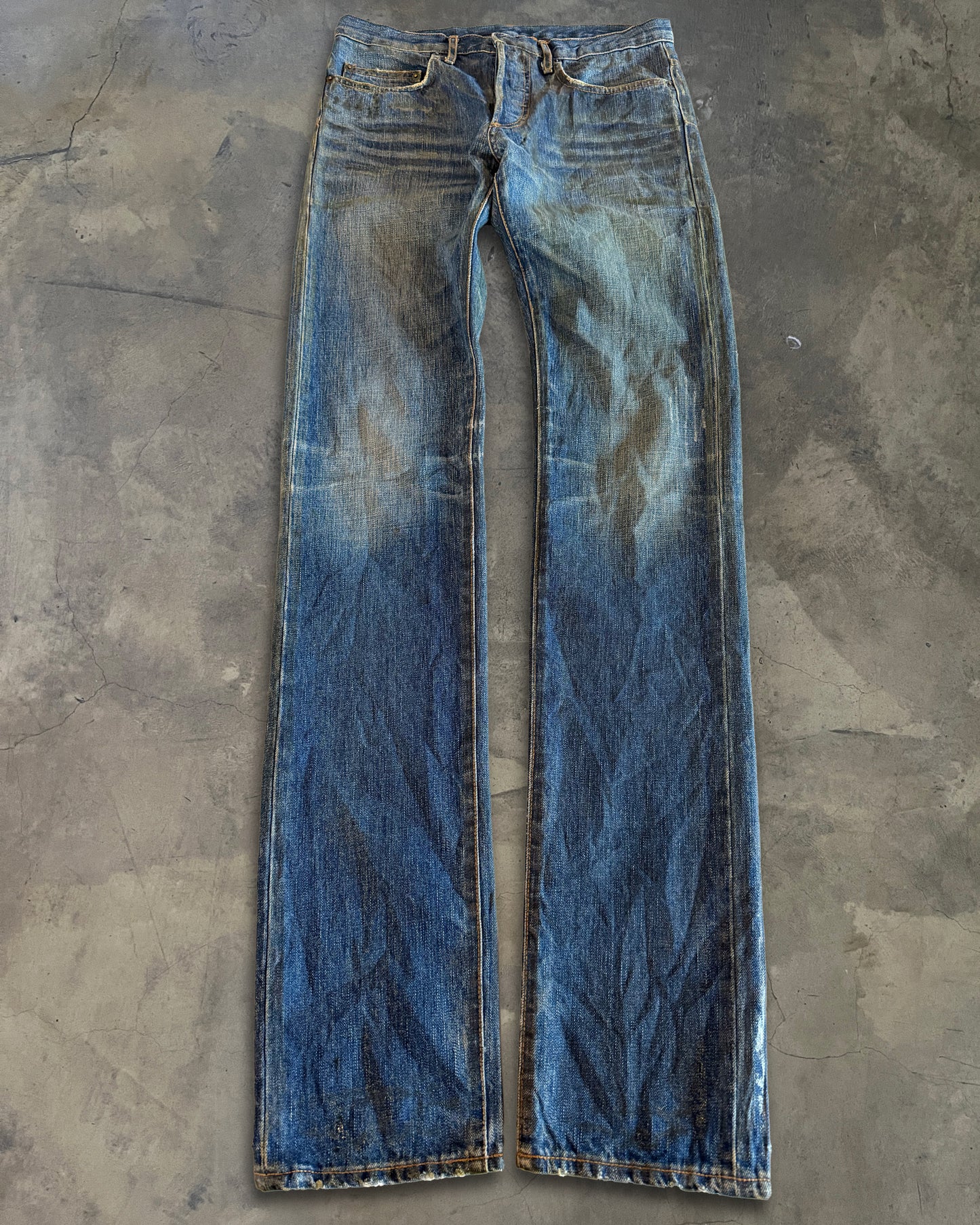 DIOR HOMME AW2006 "THESE GREY DAYS" LUSTER WAXED DENIM
