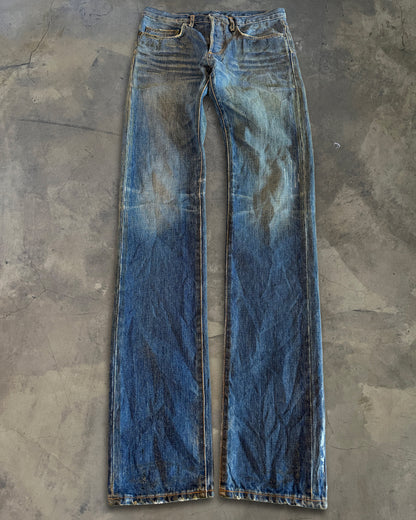 DIOR HOMME AW2006 "THESE GREY DAYS" LUSTER WAXED DENIM