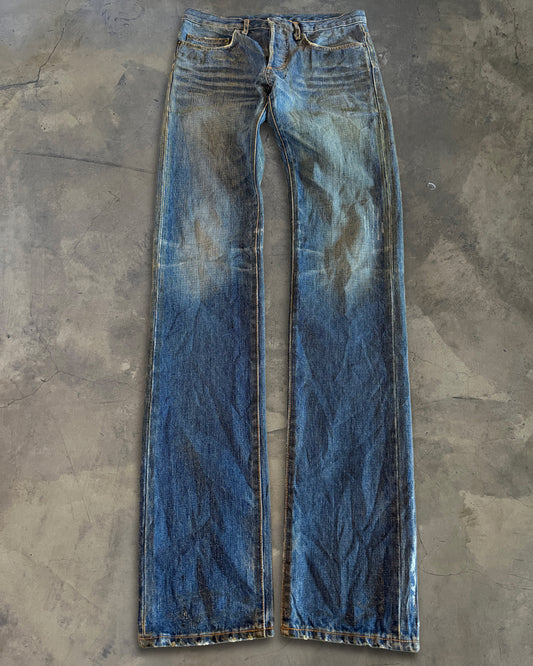 DIOR HOMME AW2006 "THESE GREY DAYS" LUSTER WAXED DENIM