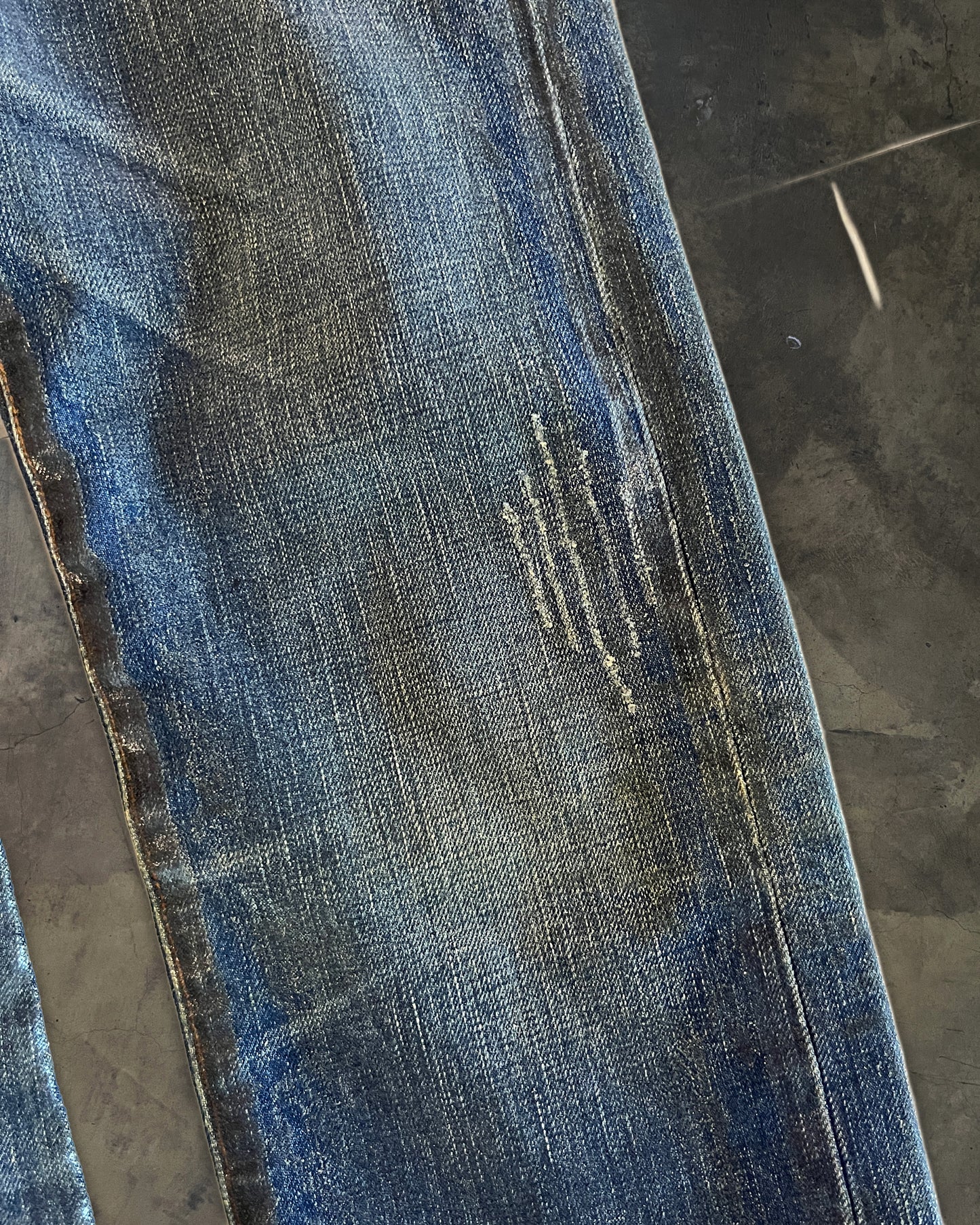 DIOR HOMME AW2006 LUSTER WAXED DENIM