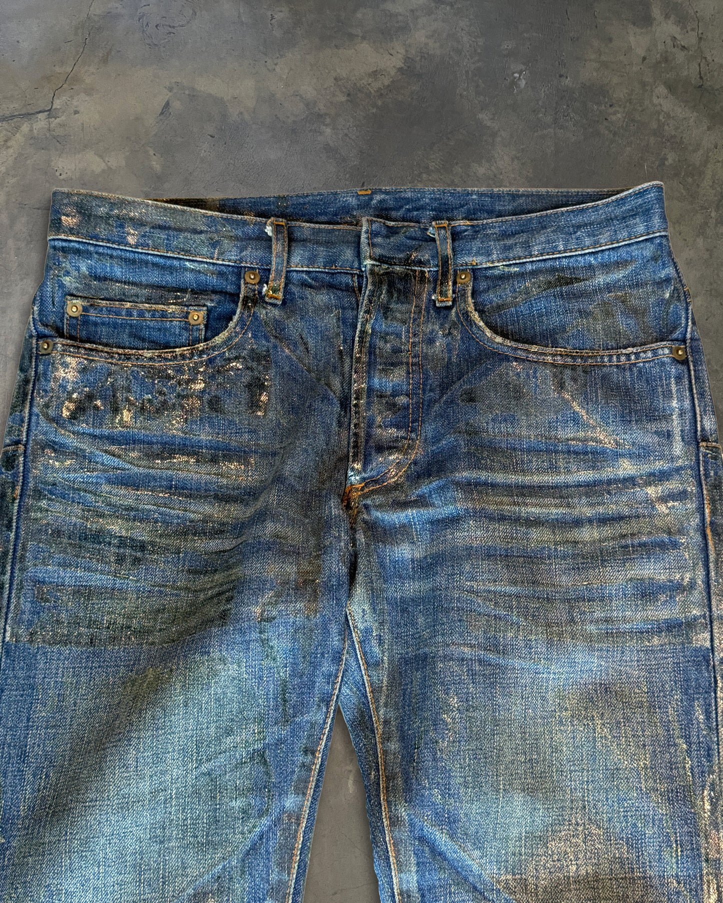 DIOR HOMME AW2006 "THESE GREY DAYS" LUSTER WAXED DENIM