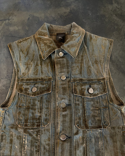 DIOR HOMME AW2003 "LUSTER" WAXED VEST