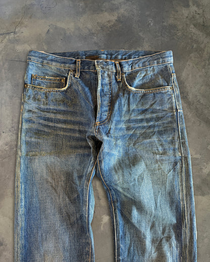 DIOR HOMME AW2006 "THESE GREY DAYS" LUSTER WAXED DENIM