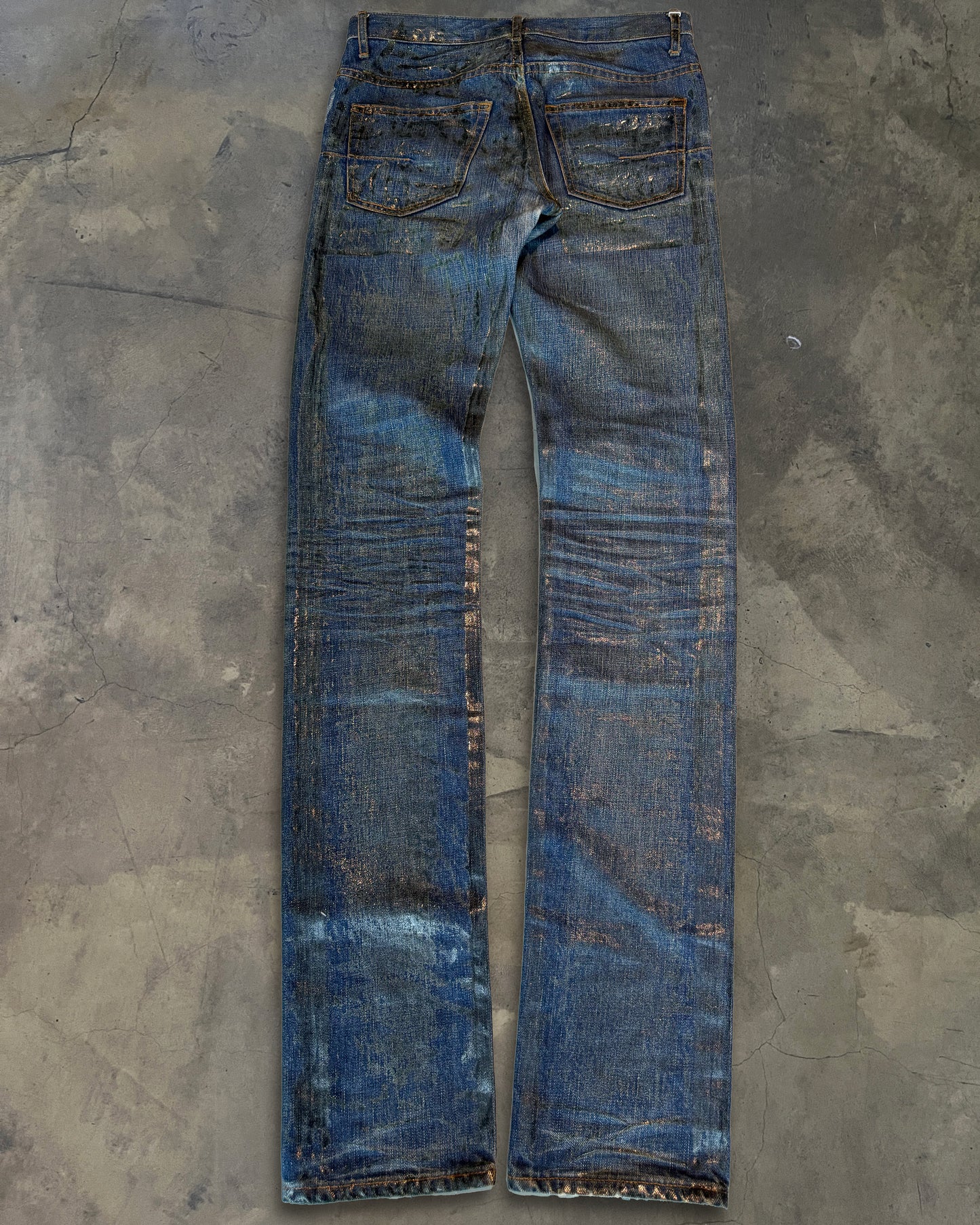 DIOR HOMME AW2006 "THESE GREY DAYS" LUSTER WAXED DENIM