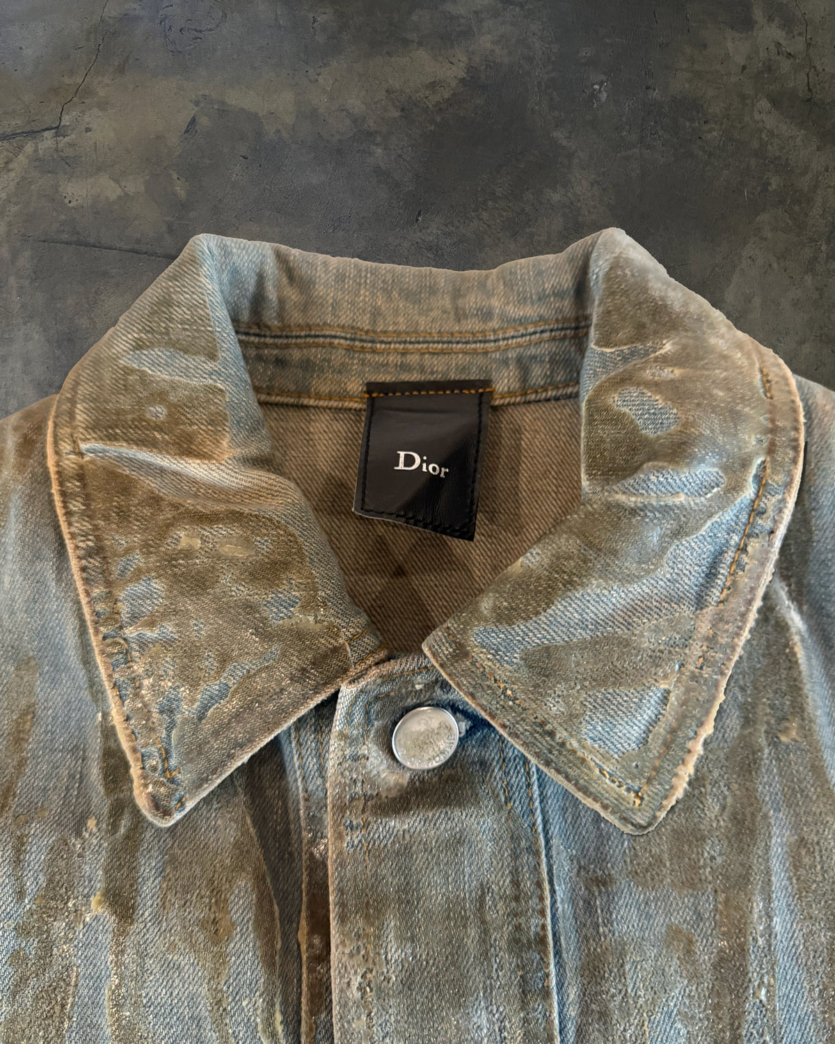 DIOR HOMME AW2003 "LUSTER" WAXED VEST