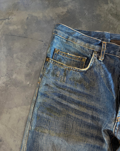 DIOR HOMME AW2006 "THESE GREY DAYS" LUSTER WAXED DENIM