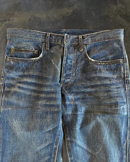 DIOR HOMME AW2006 LUSTER WAXED DENIM
