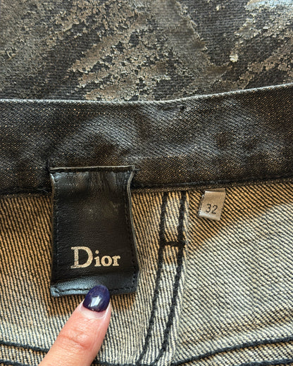 DIOR HOMME AW2008 "LUMIERE DU NORD" LUSTER WAXED DENIM