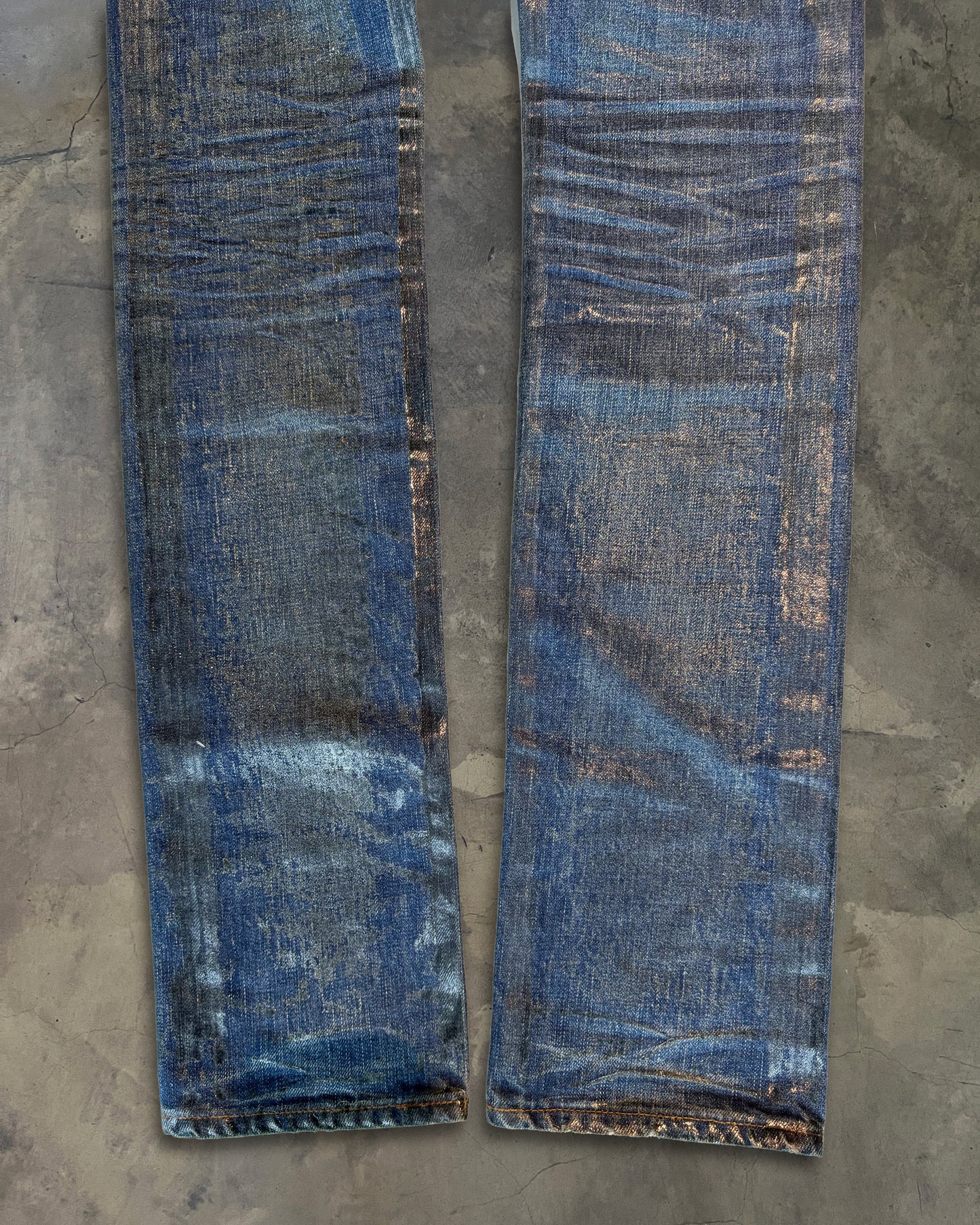 DIOR HOMME AW2006 "THESE GREY DAYS" LUSTER WAXED DENIM