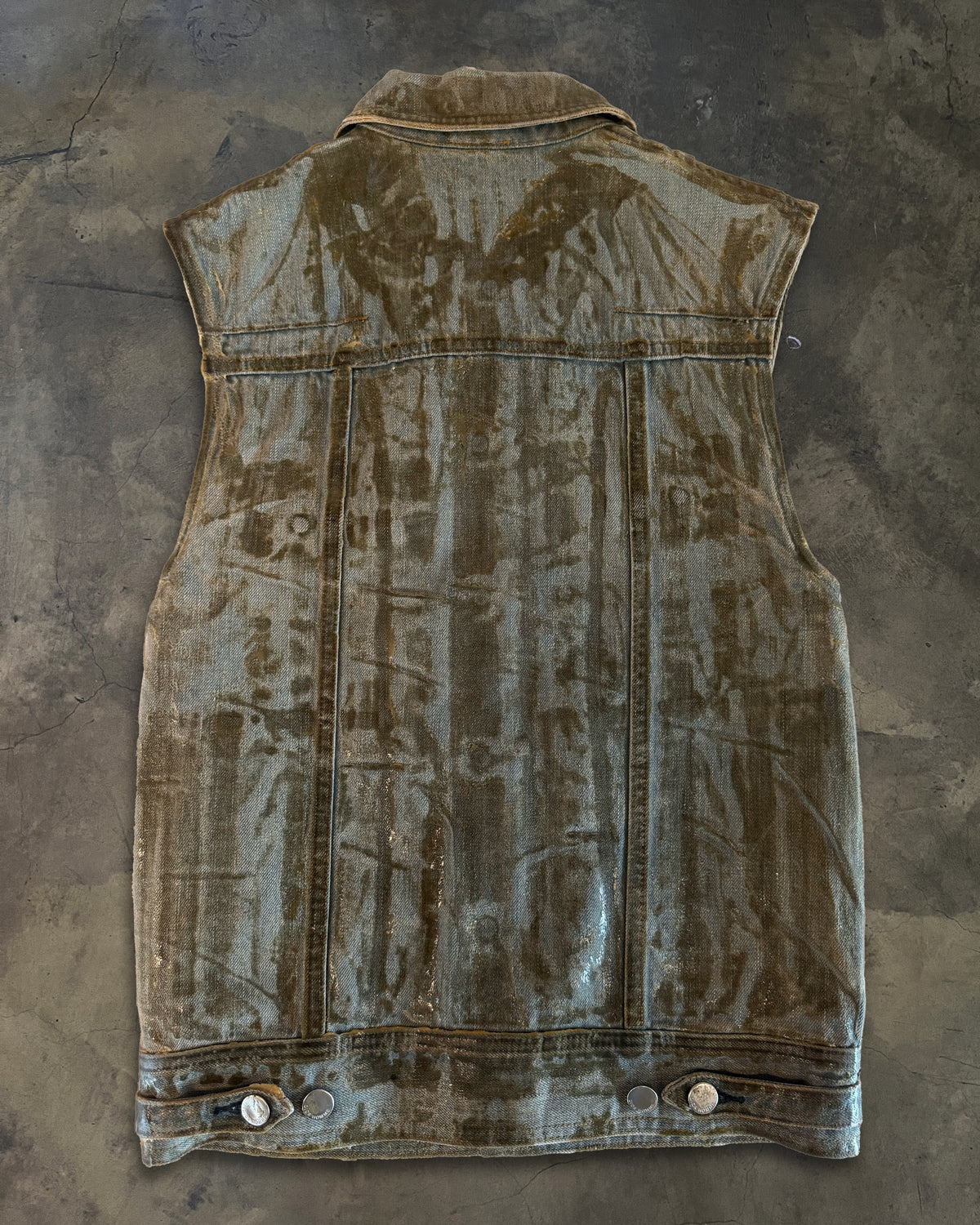 DIOR HOMME AW2003 "LUSTER" WAXED VEST
