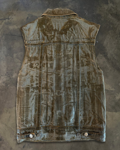 DIOR HOMME AW2003 "LUSTER" WAXED VEST
