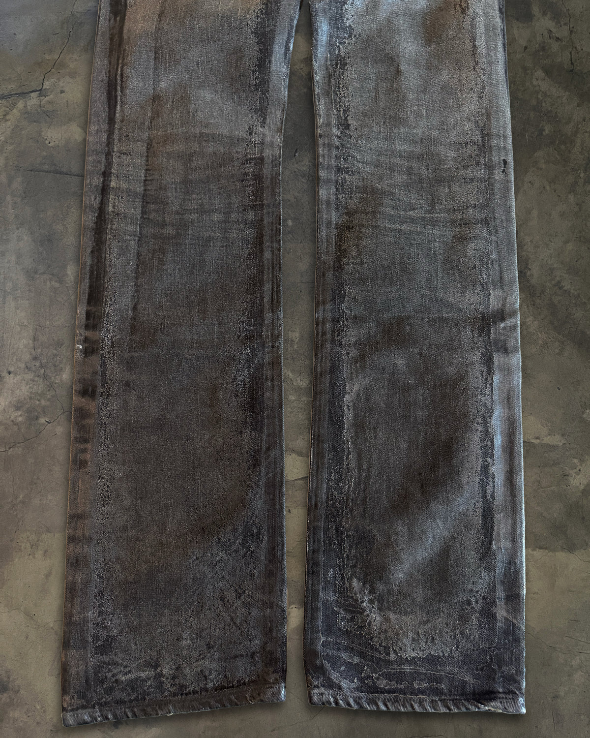 DIOR HOMME AW2008 "LUMIERE DU NORD" LUSTER WAXED DENIM