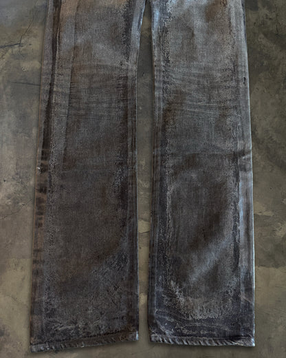 DIOR HOMME AW2008 "LUMIERE DU NORD" LUSTER WAXED DENIM