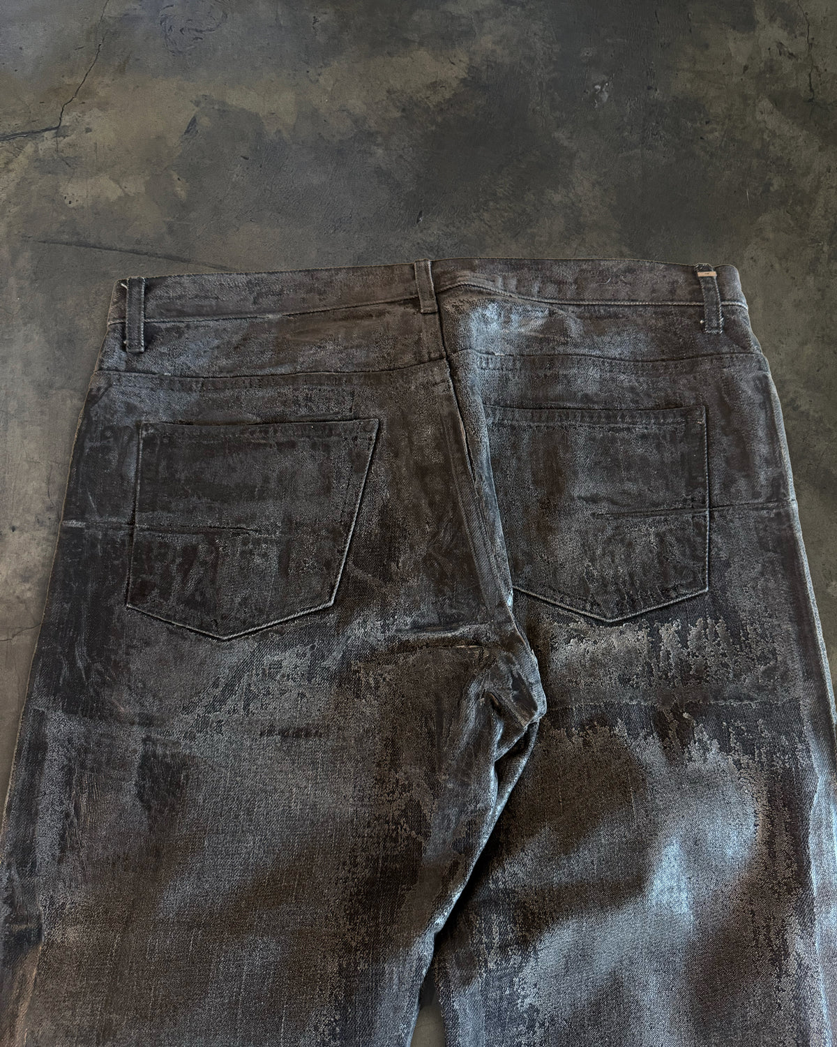 DIOR HOMME AW2008 "LUMIERE DU NORD" LUSTER WAXED DENIM