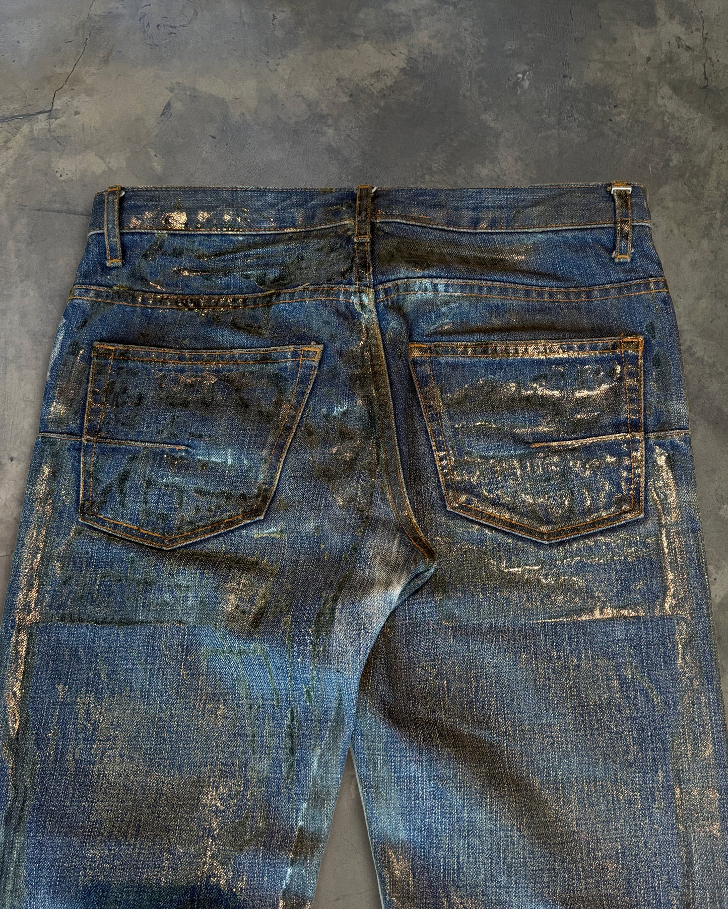 DIOR HOMME AW2006 "THESE GREY DAYS" LUSTER WAXED DENIM