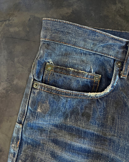 DIOR HOMME AW2006 LUSTER WAXED DENIM