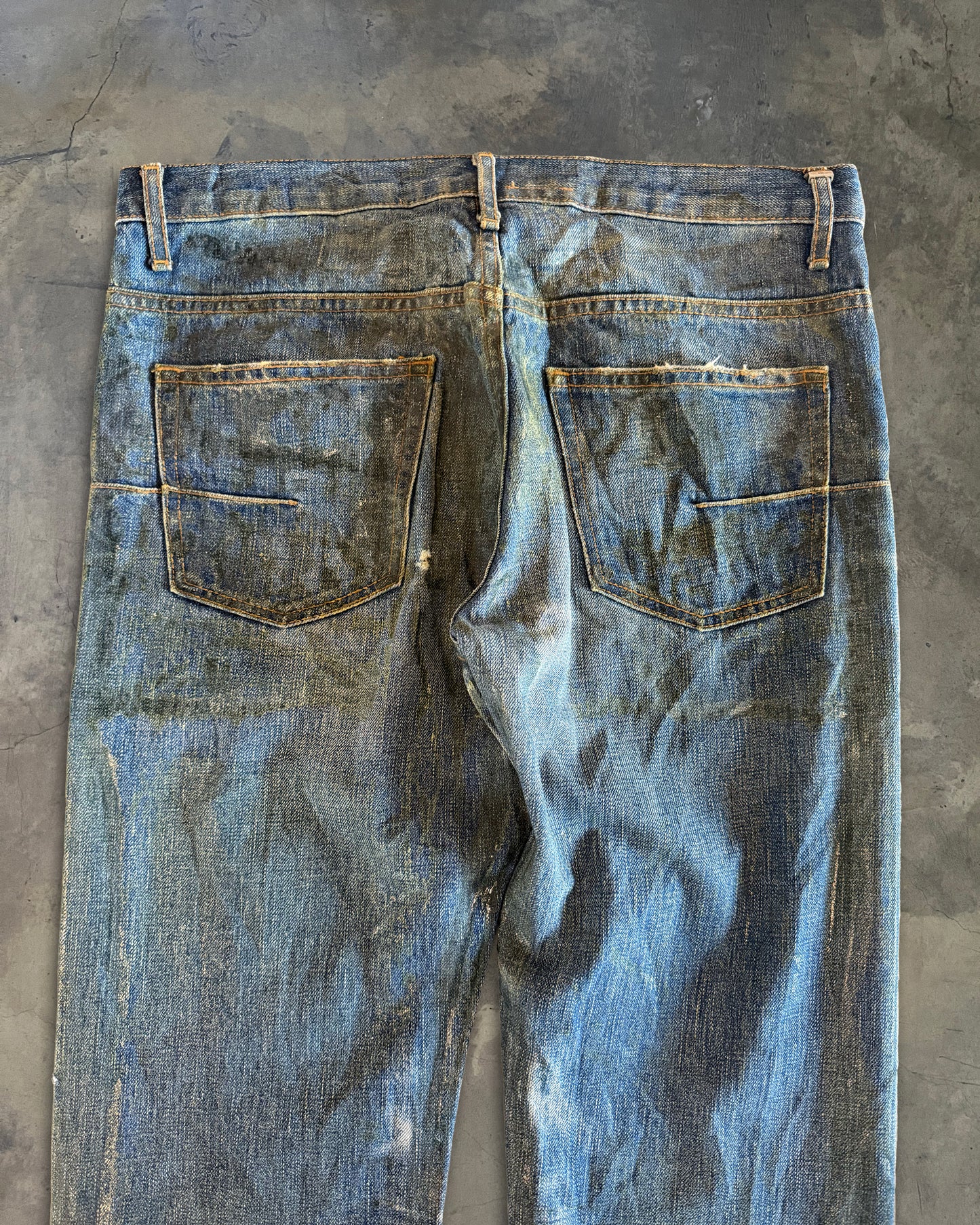 DIOR HOMME AW2006 "THESE GREY DAYS" LUSTER WAXED DENIM