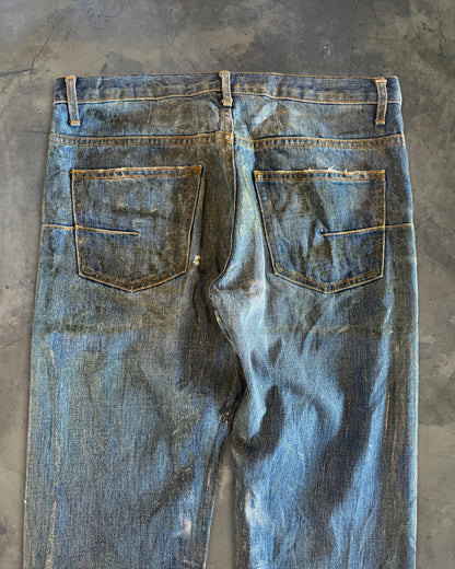 DIOR HOMME AW2006 "THESE GREY DAYS" LUSTER WAXED DENIM
