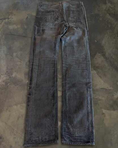 DIOR HOMME AW2008 "LUMIERE DU NORD" LUSTER WAXED DENIM