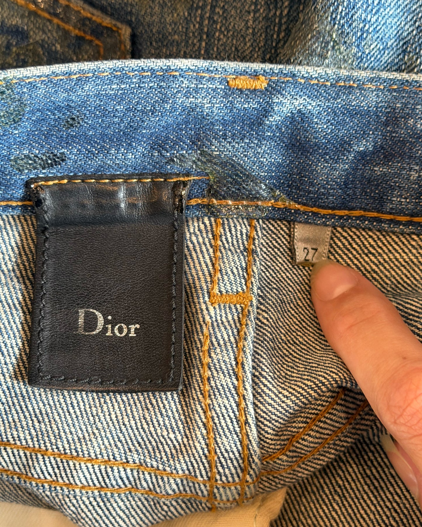DIOR HOMME AW2006 "THESE GREY DAYS" LUSTER WAXED DENIM