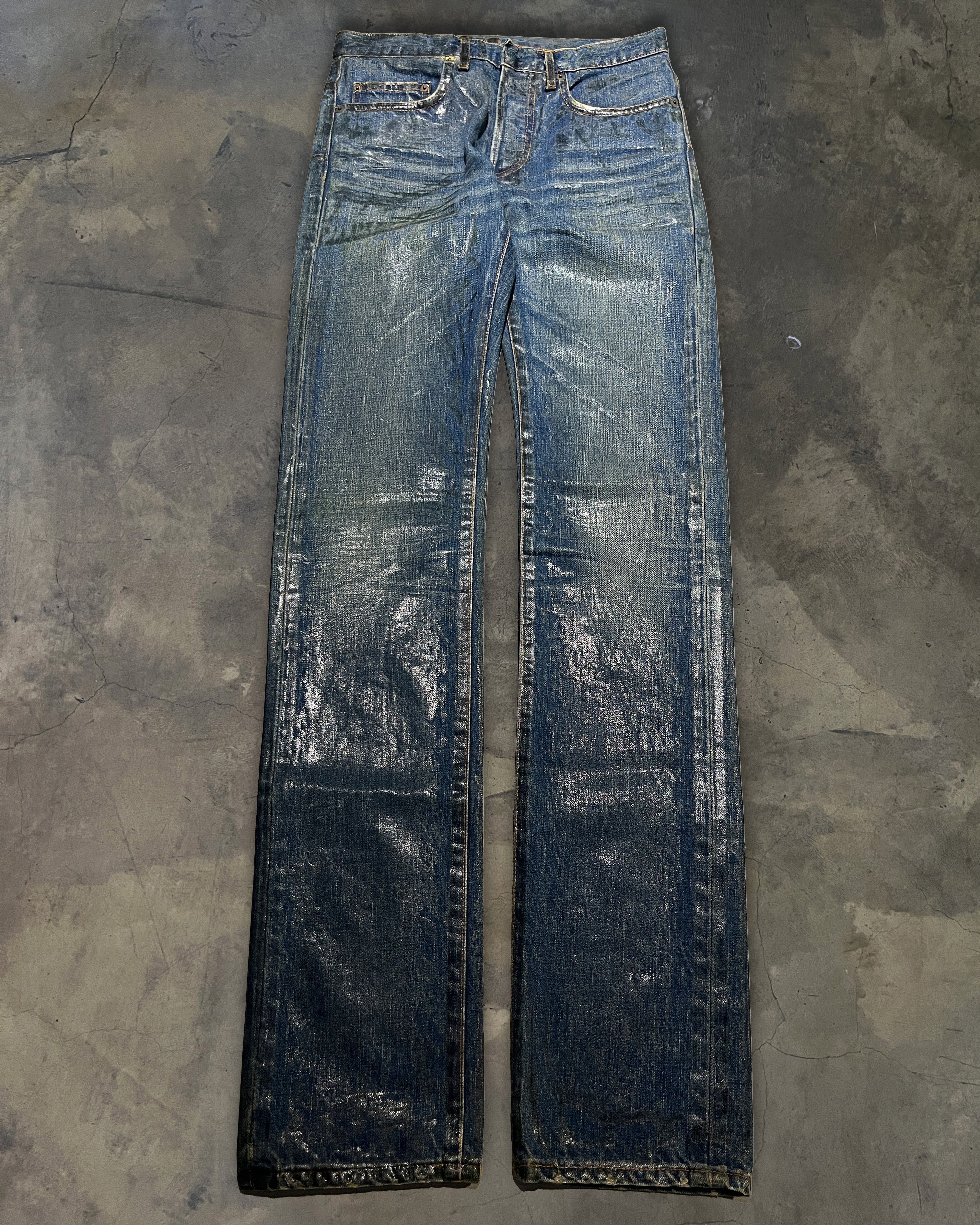 DIOR HOMME AW2006 LUSTER WAXED DENIM – glam archive