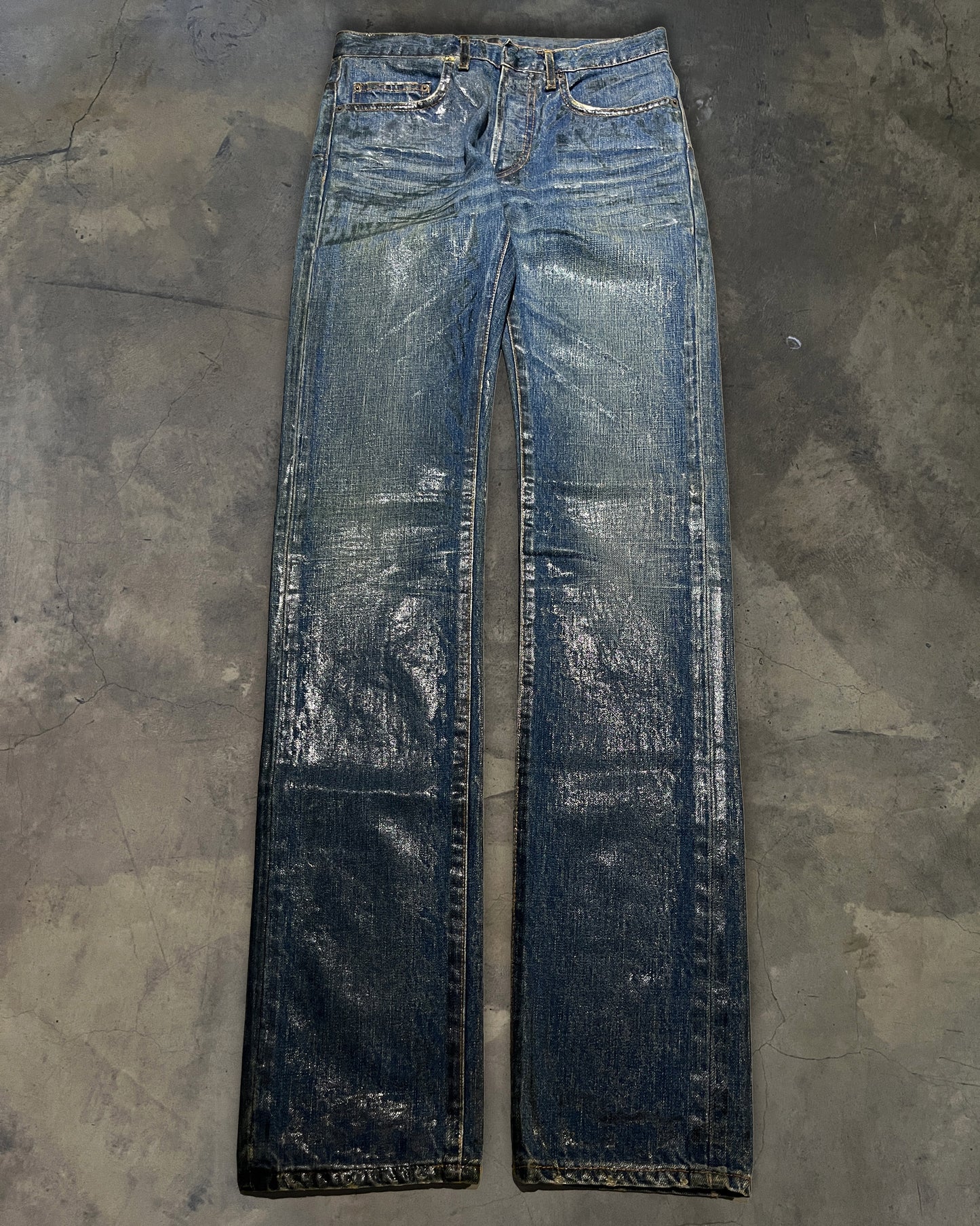 DIOR HOMME AW2006 LUSTER WAXED DENIM