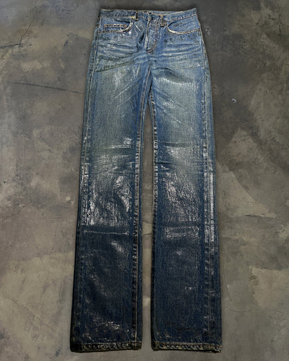 DIOR HOMME AW2006 LUSTER WAXED DENIM