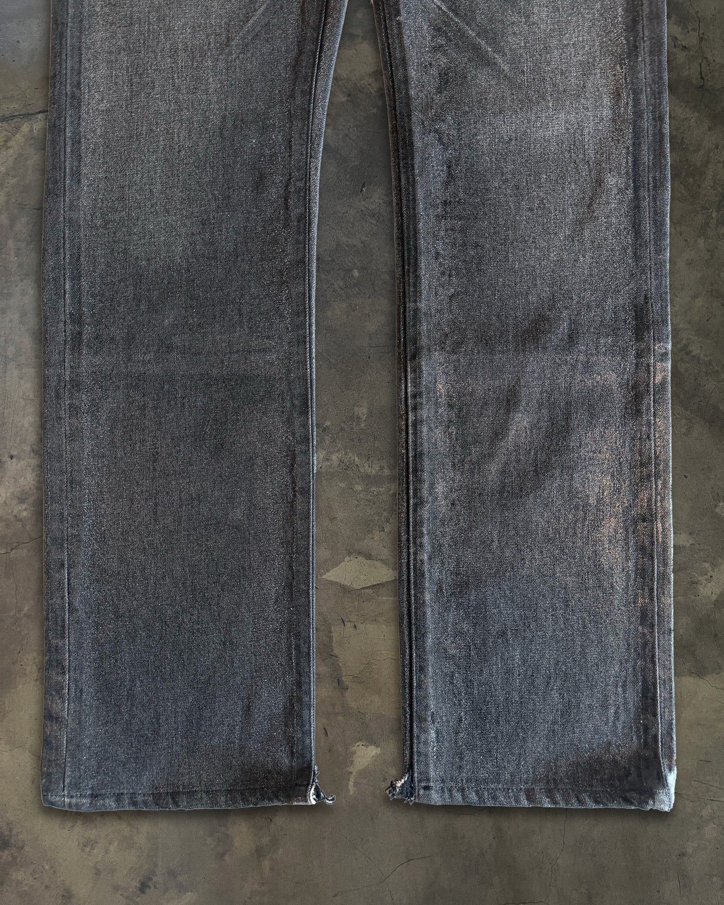 DIOR HOMME AW2007 "NAVIGATE" LUSTER WAXED DENIM