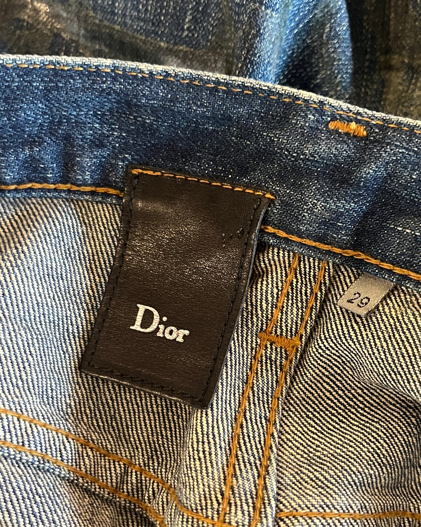 DIOR HOMME AW2006 LUSTER WAXED DENIM