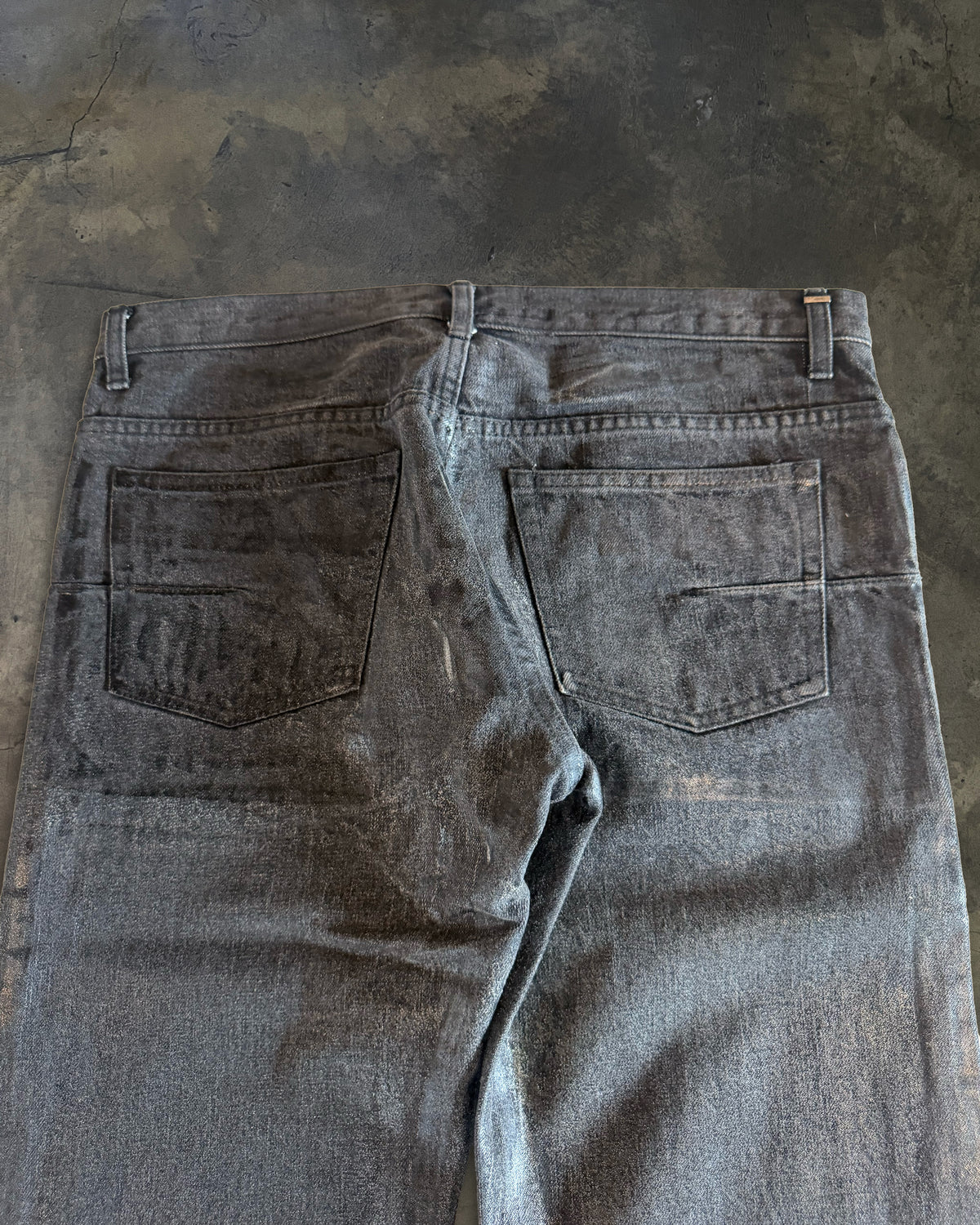 DIOR HOMME AW2007 "NAVIGATE" LUSTER WAXED DENIM