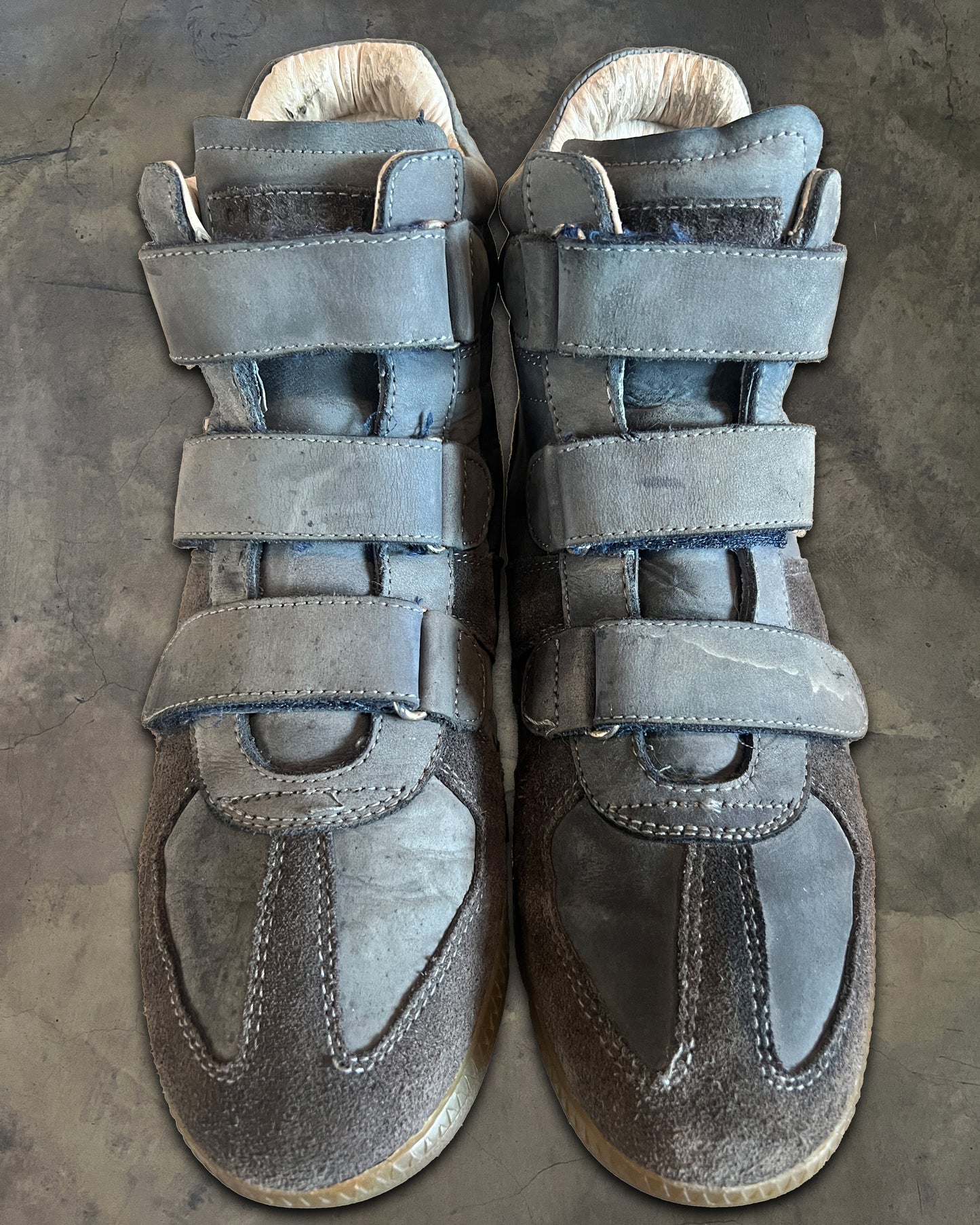 MAISON MARGIELA VELCRO HIGH TOP GAT 42