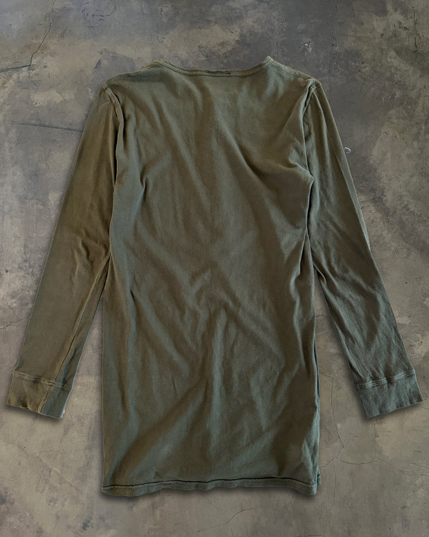 BALMAIN AW2011 OLIVE HENLEY LONG SLEEVE