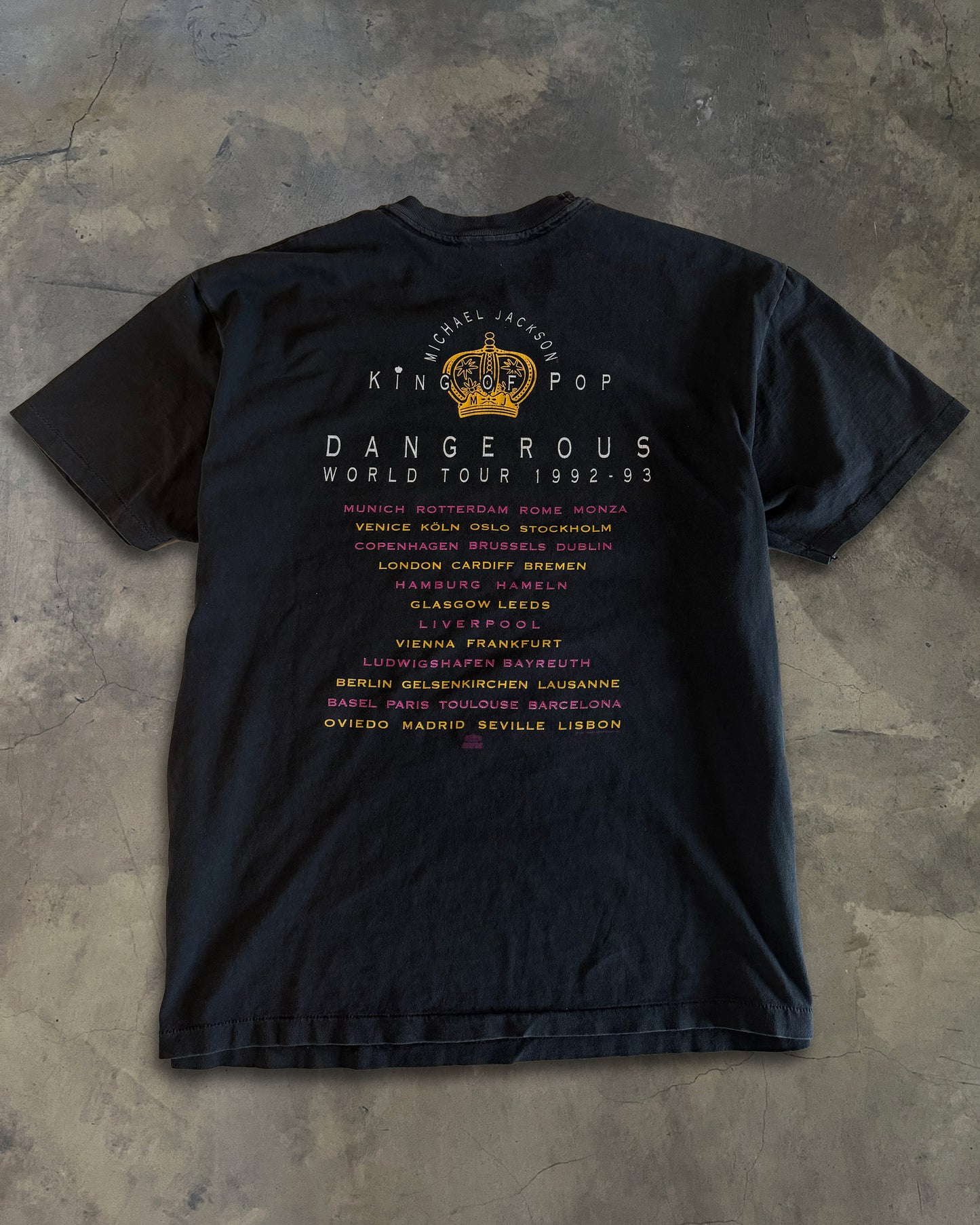 1992 MICHAEL JACKSON DANGEROUS TOUR TEE