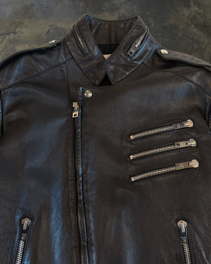 1/1 CELINE SS2022 MULTI ZIP MOTO JACKET