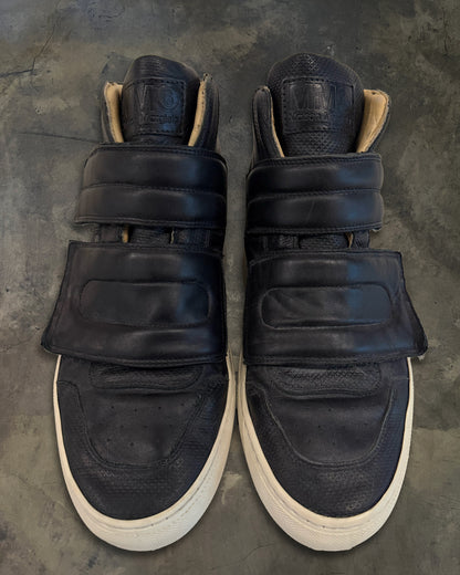 MM6 MAISON MARGIELA DOUBLE STRAP MID TOP SNEAKERS