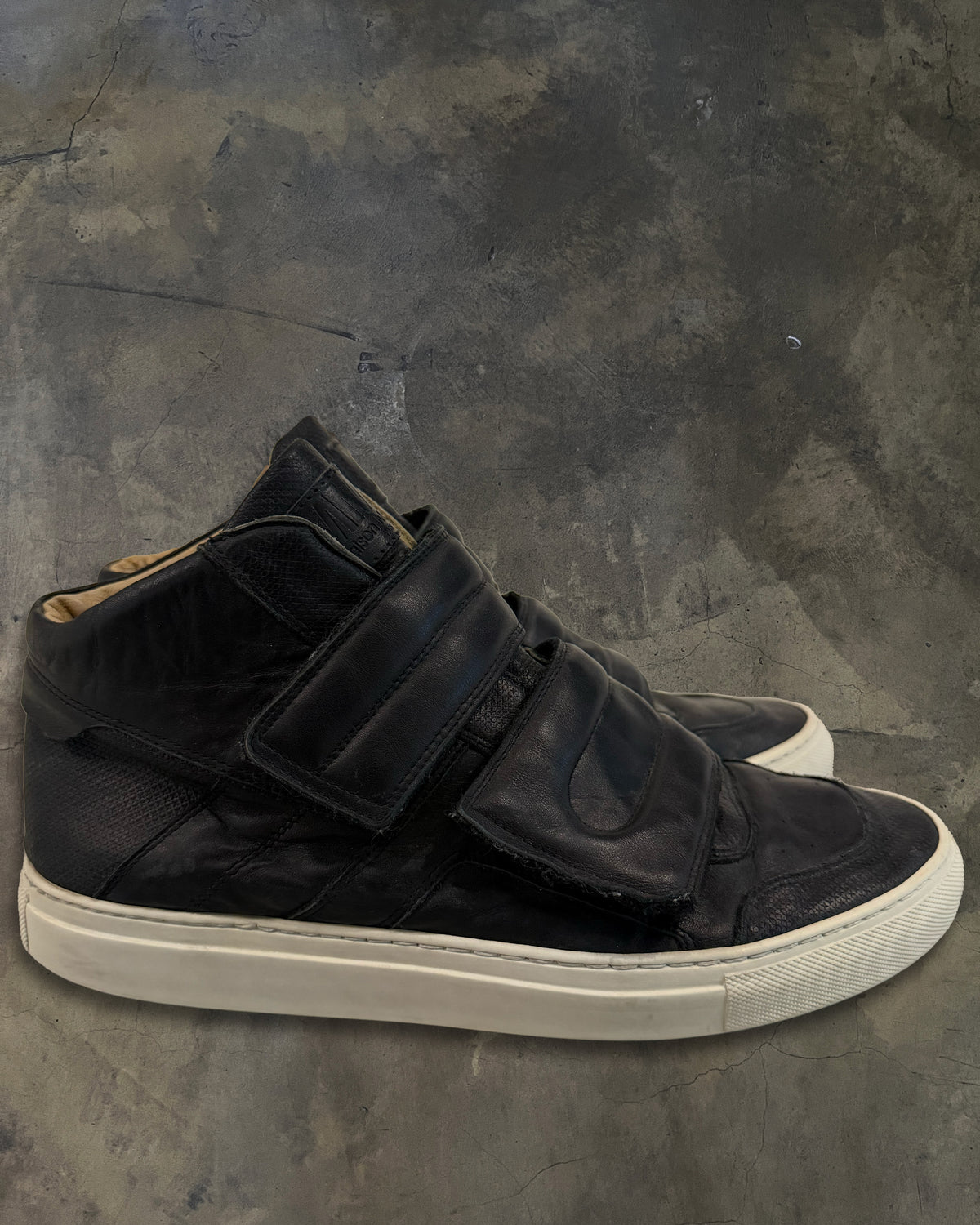 MM6 MAISON MARGIELA DOUBLE STRAP MID TOP SNEAKERS