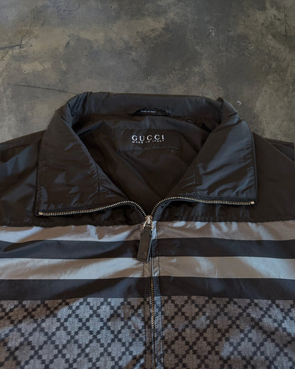 GUCCI SS2011 DIAMANTE MONOGRAM NYLON LIGHT JACKET