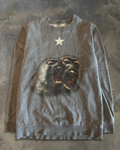 GIVENCHY SS2016 DUAL MONKEY SWEATSHIRT