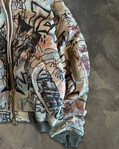 MOWALOLA GRAFFITI REVERSIBLE BOMBER S