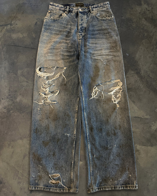 BALENCIAGA SS2022 MUD SHOW SKATER JEANS