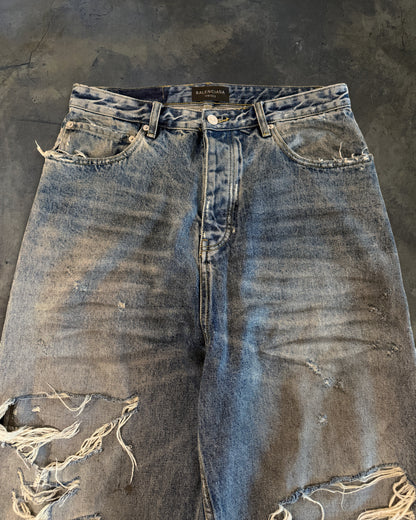 BALENCIAGA SS2022 MUD SHOW SKATER JEANS