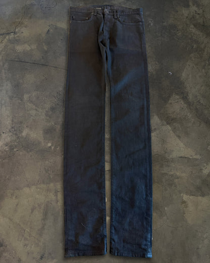 DIOR HOMME AW2008 WAXED NIGHTFALL DENIM