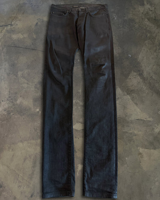 DIOR HOMME AW2008 NIGHTFALL WAXED DENIM